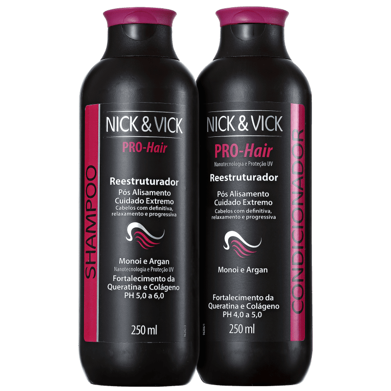 Kit Nick & Vick PRO-Hair Reestruturador Fim dos Danos (2 Produtos)