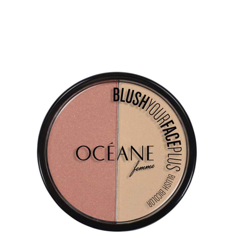 Océane Blush Your Face Coral Peach - Blush em Pó 9,3g