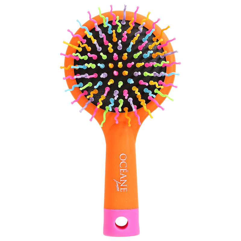 Océane Rainbow Brush Laranja - Mini Escova de Cabelo