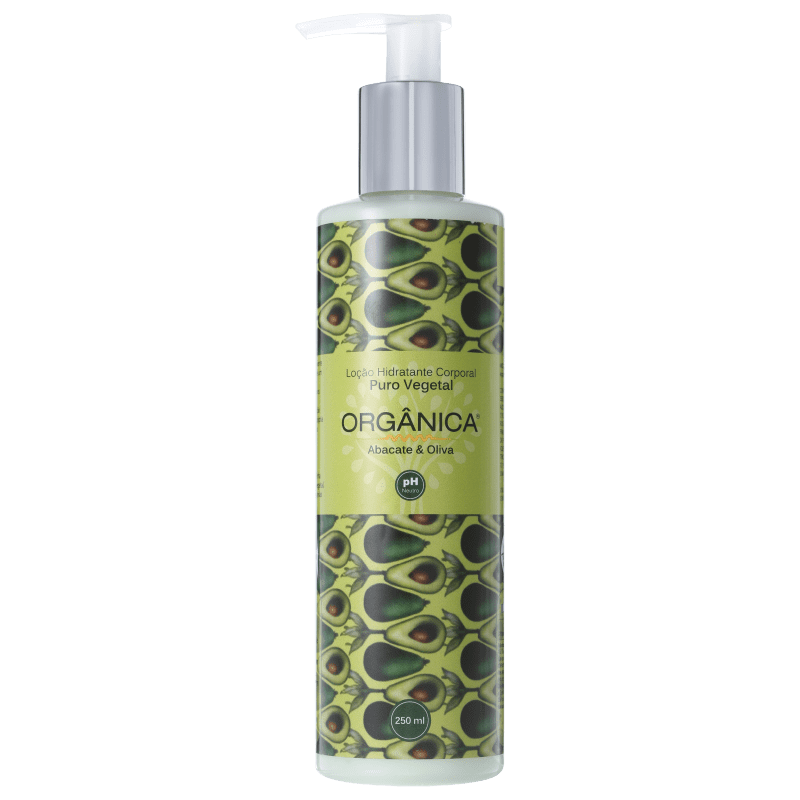 Orgânica Puro Vegetal Abacate e Oliva - Loção Hidratante Corporal 250ml