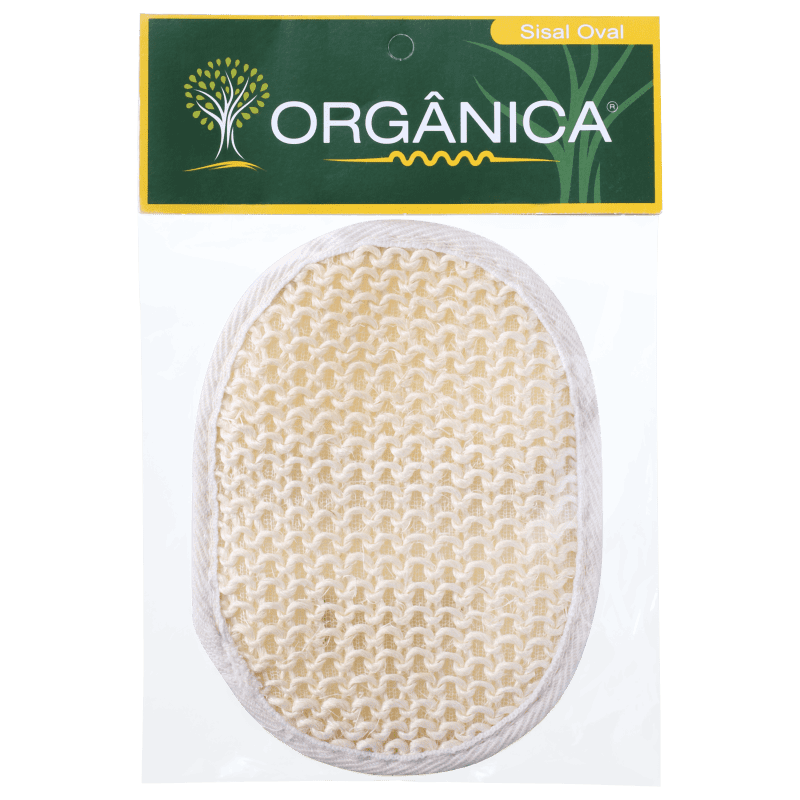 Orgânica Sisal Oval - Esponja de Banho