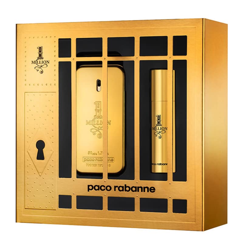 Conjunto 1 Million Paco Rabanne Masculino - Eau de Toilette 50ml + Desodorante 10ml