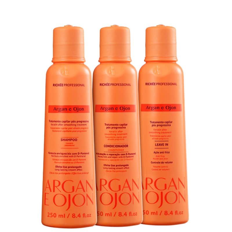 Kit Richée Professional Argan e Ojon Trio (3 Produtos)