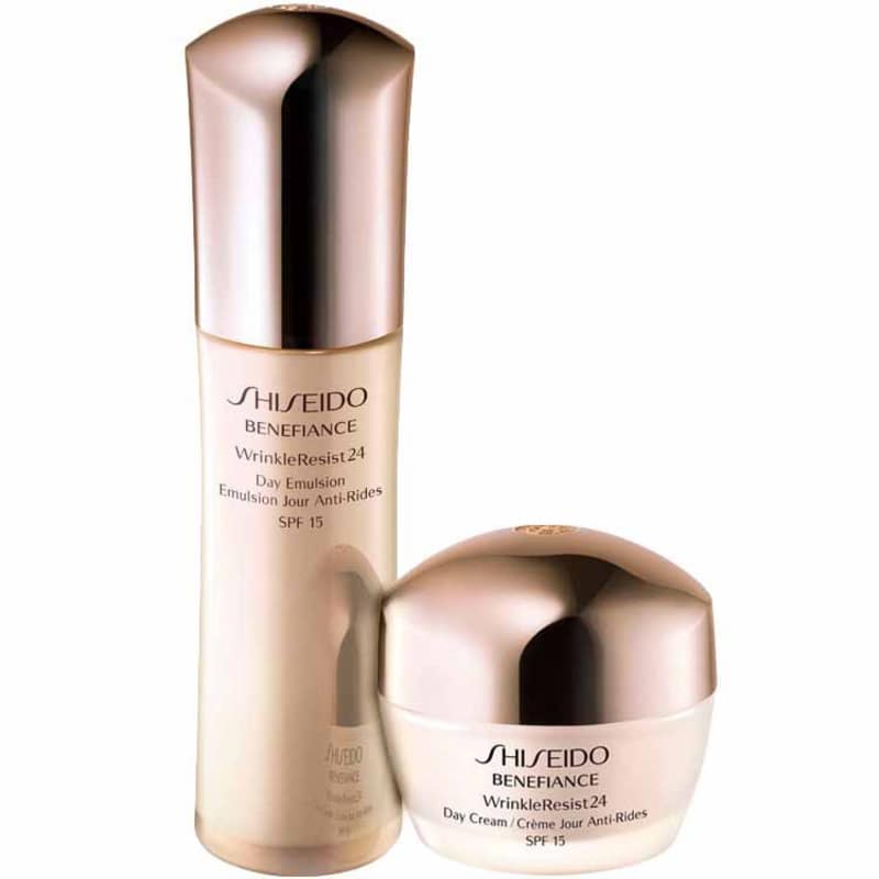 Kit Shiseido Benefiance Wrinkle Resist24 Day Treatment (2 produtos)