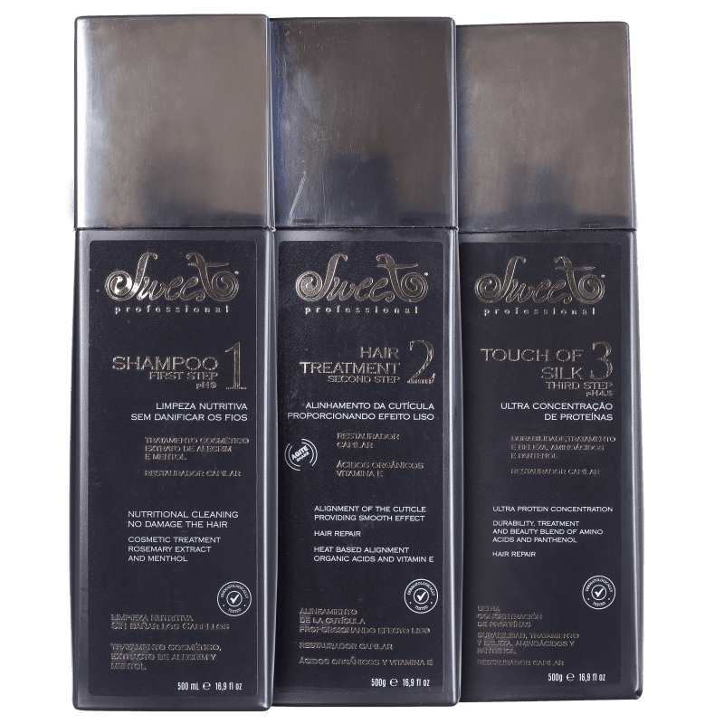 Kit Sweet Hair Lovely Escova (3 Produtos)