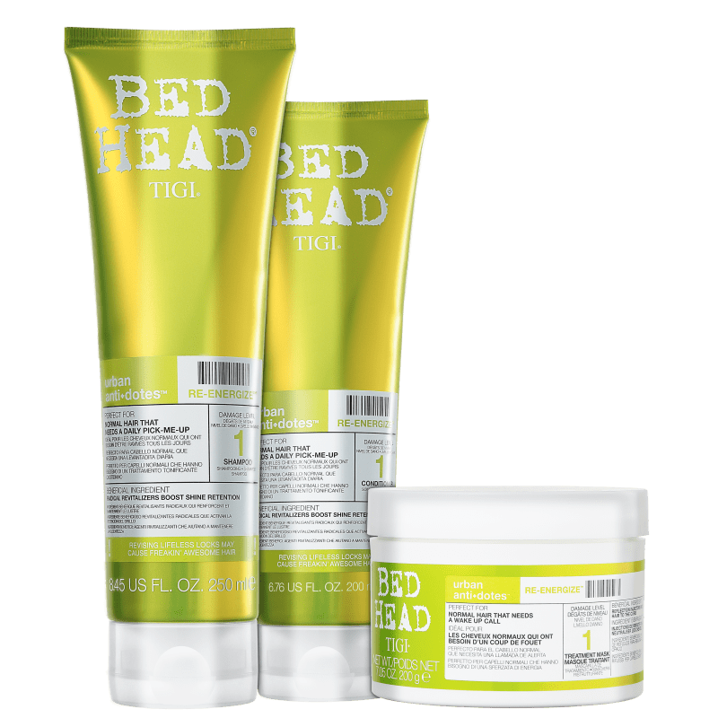 TIGI Bed Head Urban Anti+Dotes #1 Re-Energize Trio Kit (3 Produtos)
