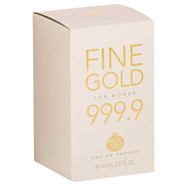 Fine Gold 999.9 Real Time Perfume Feminino Belezana