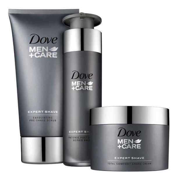 Dove Men+Care Expert Shave Cream Kit (3 Produtos) Beleza na 